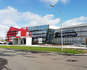 Строительство выставочного комплекса "Академия ДКС" вышло на завершающую стадию!